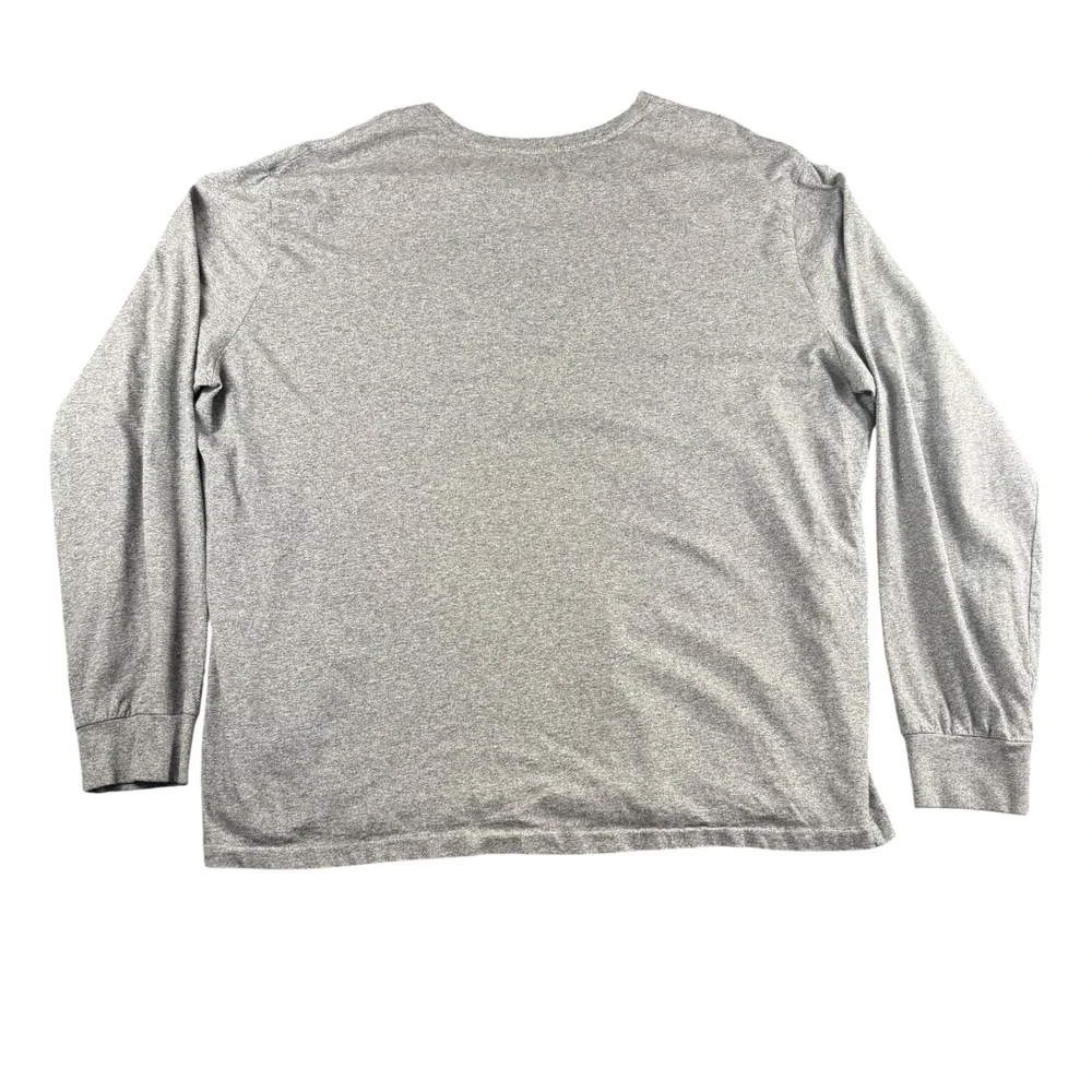 Polo Ralph Lauren Mens XXL Long Sleeve Pocket T-Shirt Heather Grey Pony Logo